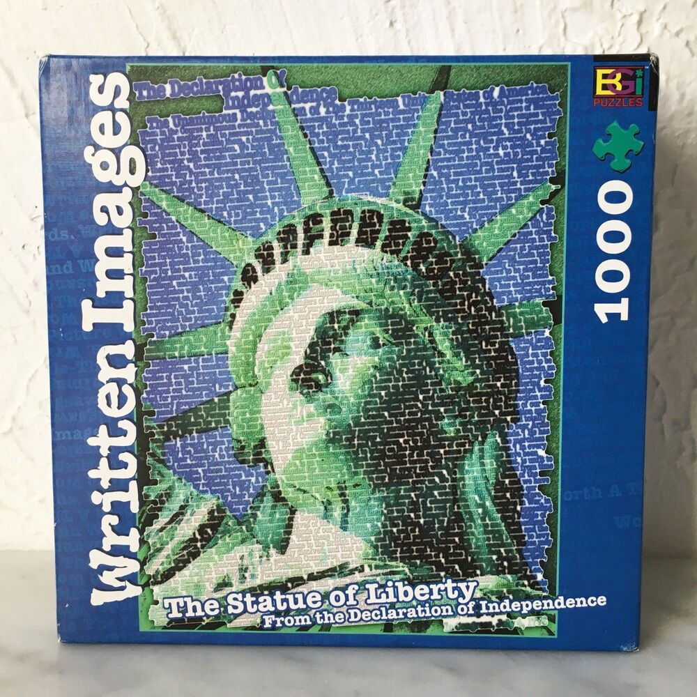 Written Images The Statue of Liberty Jigsaw Puzzle 1000 Piece - Includes Print
